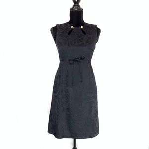 Milly of New York Black Brocade Dress Size 2